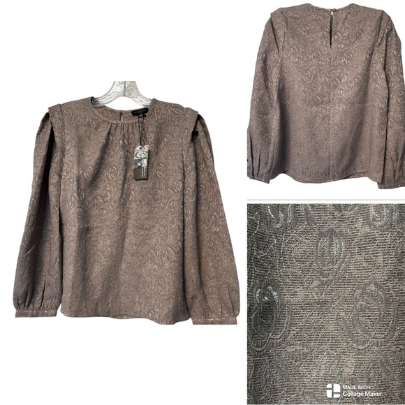 NWT Anthropologie Current Air jacquard top - Picture 1 of 8